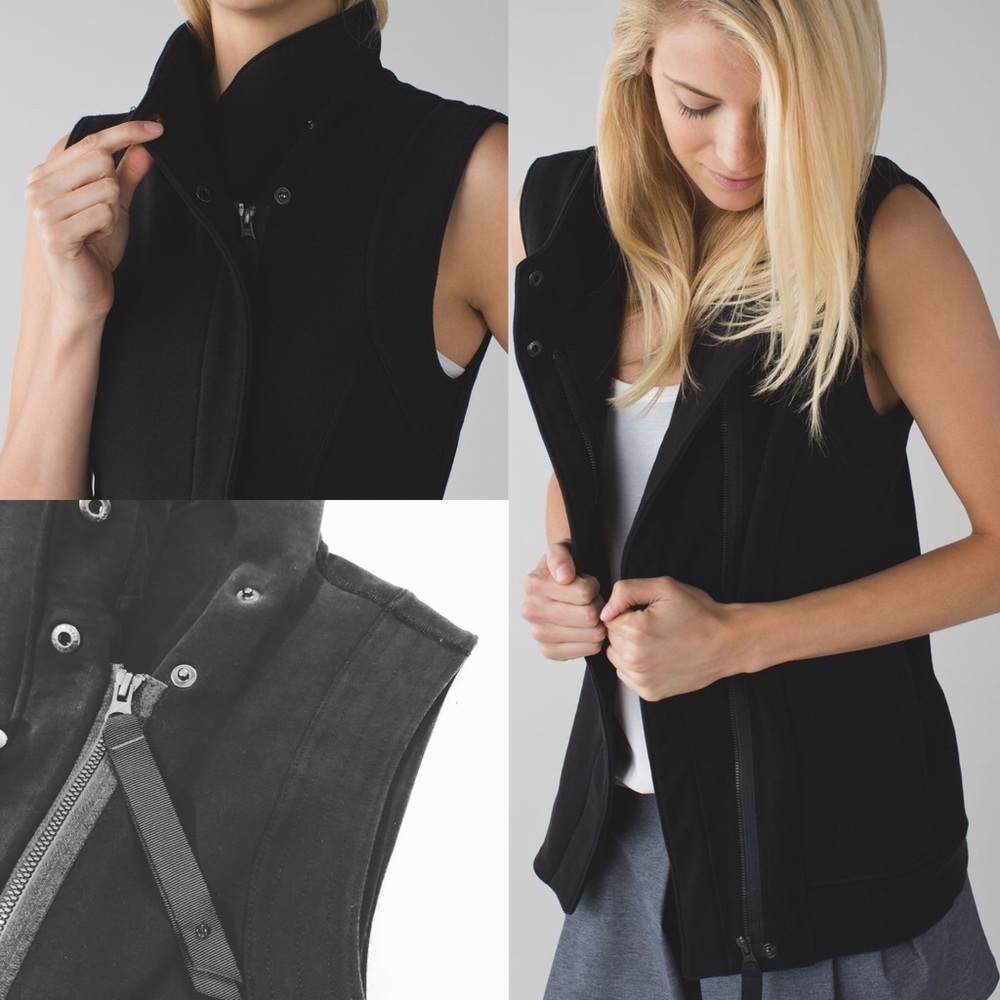 RARE Lululemon Versa Vest Black‎ Size 6